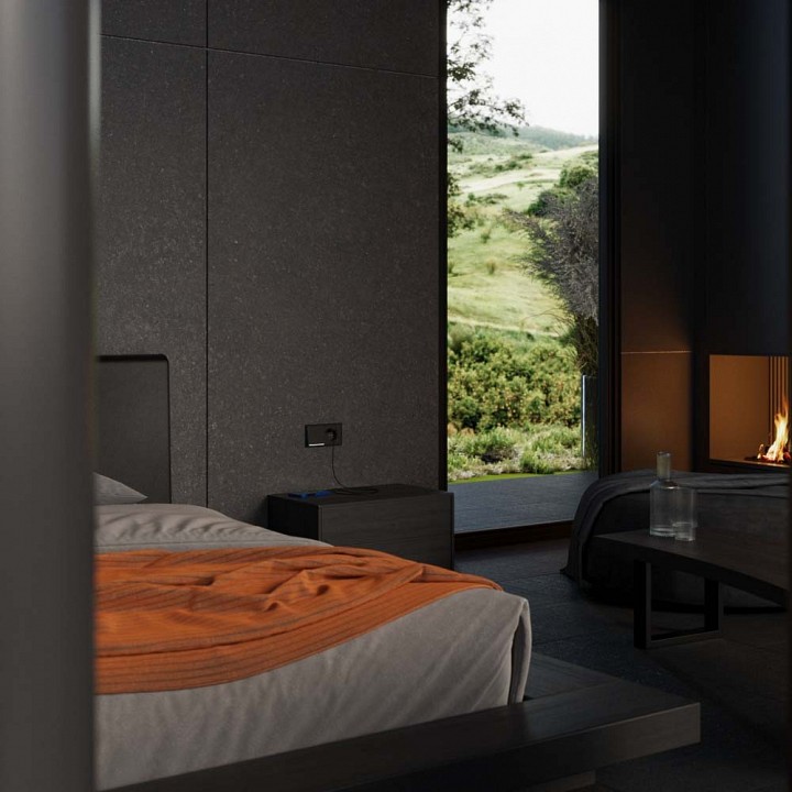 Накладка для розетки с заземлением и со шторками и 2хusb type a и c voltum s70 metal vlsm001012