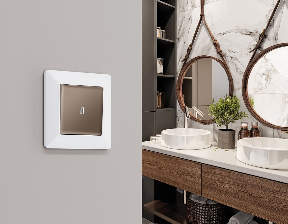 Рамка на 1 пост ambrella volt alfa af110121