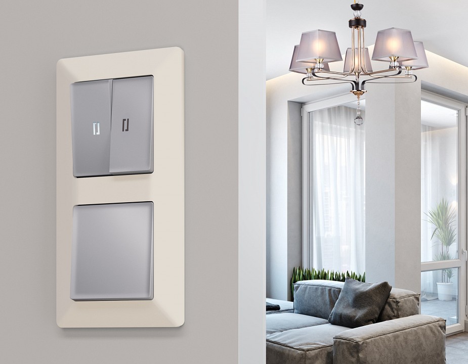 Рамка на 1 пост ambrella volt alfa af110331