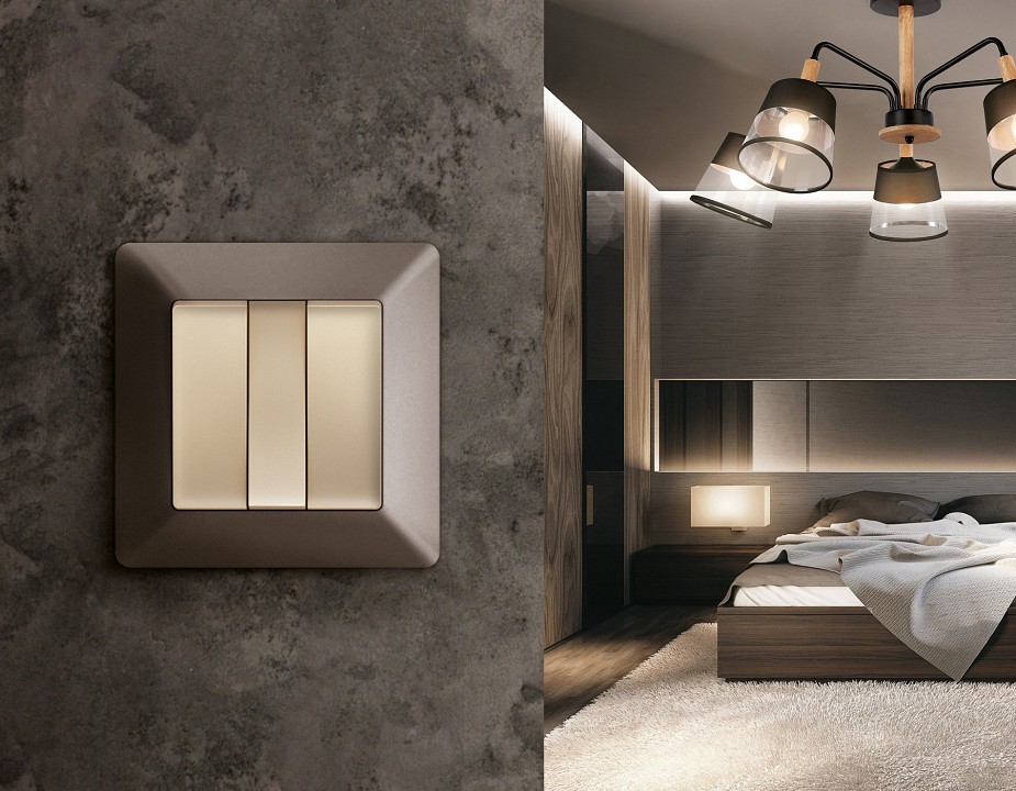 Рамка на 5 постов ambrella volt alfa af110635