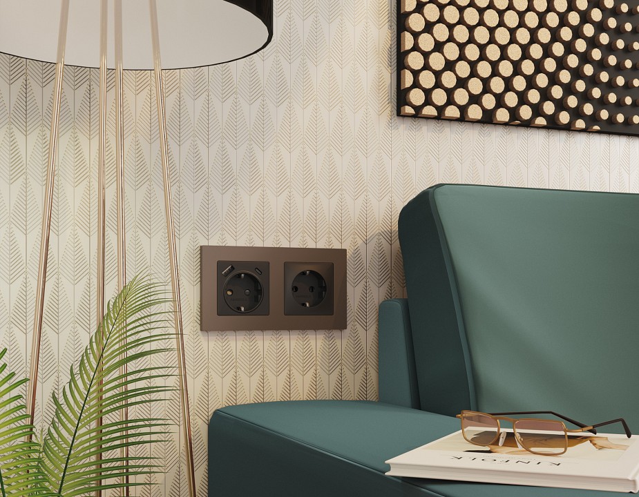 Рамка на 3 поста ambrella volt alfa af220633