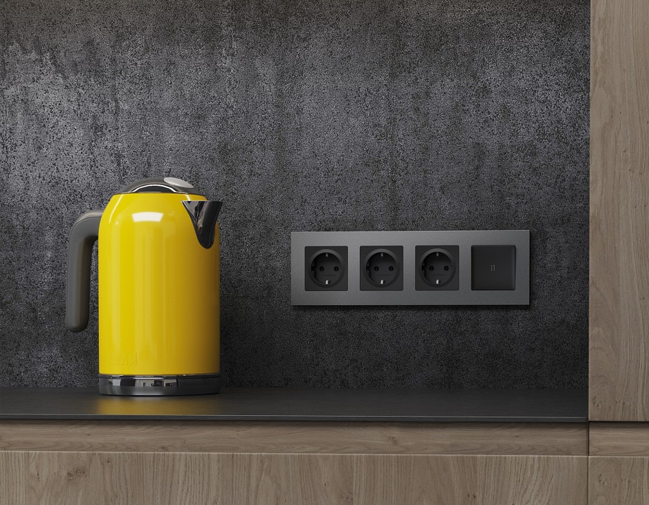 Рамка на 4 поста ambrella volt alfa af250654