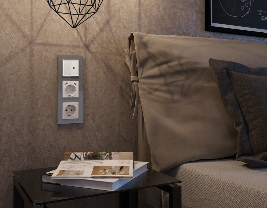 Рамка на 1 пост ambrella volt alfa af330651