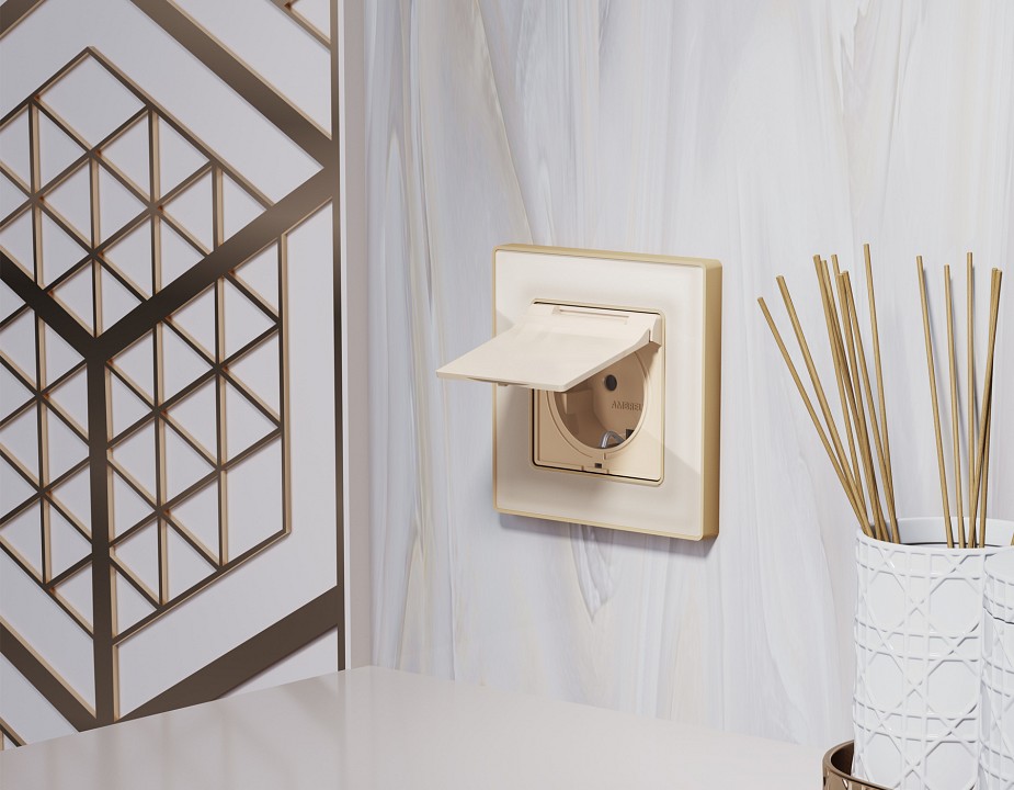 Рамка на 4 поста ambrella volt alfa af580344