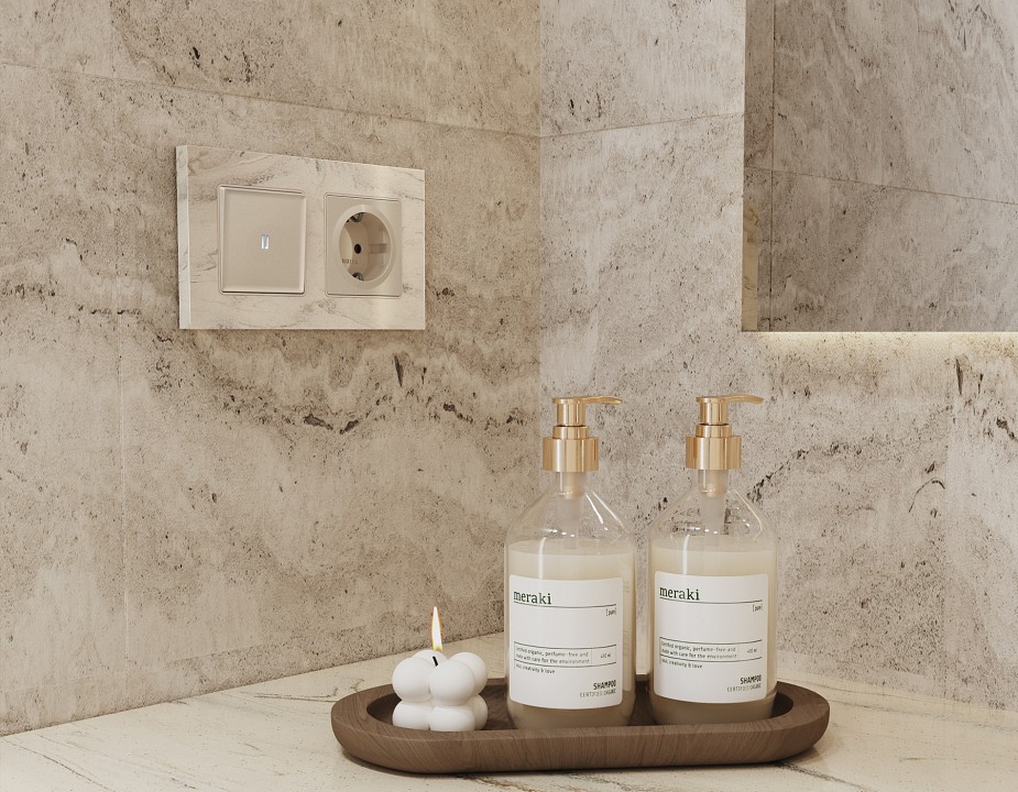 Рамка на 1 пост ambrella volt alfa af930601