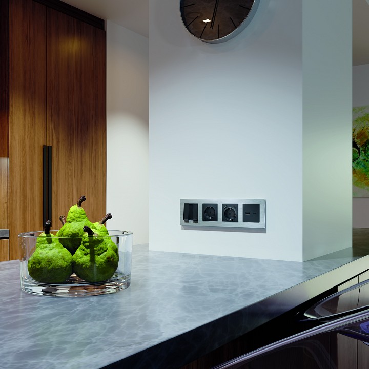 Клавиши для выключателя трехклавишного ambrella volt alfa ap9050