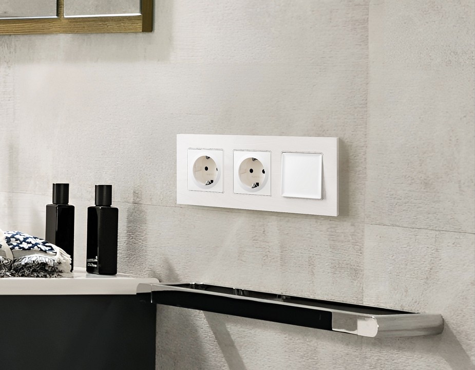 Выключатель проходной одноклавишный ambrella volt alfa ma121020