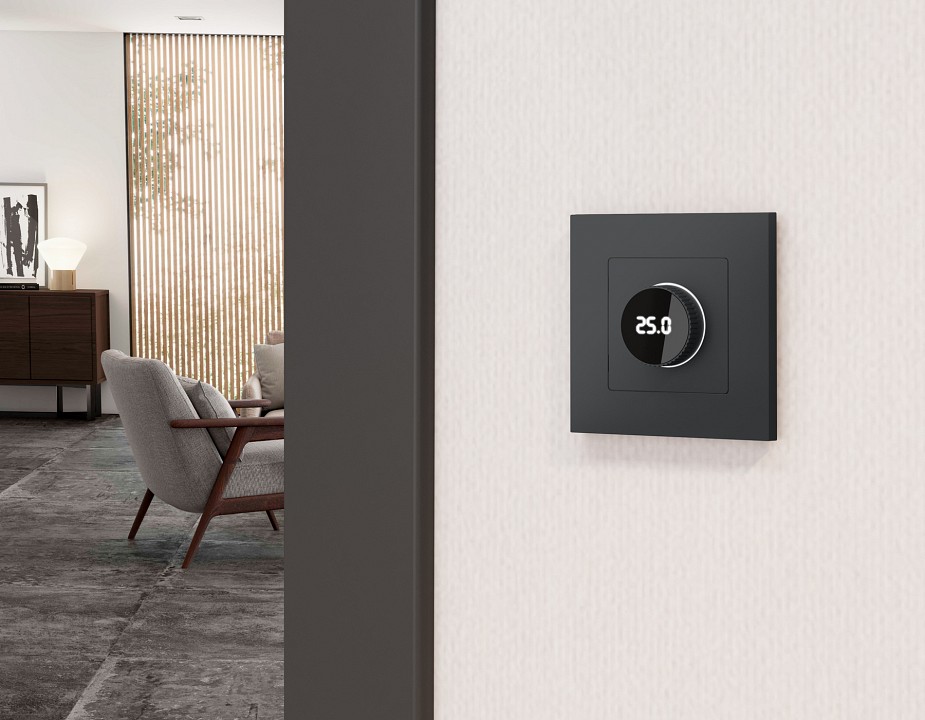 Терморегулятор электромеханический для теплого пола без рамки ambrella volt alfa ma905810