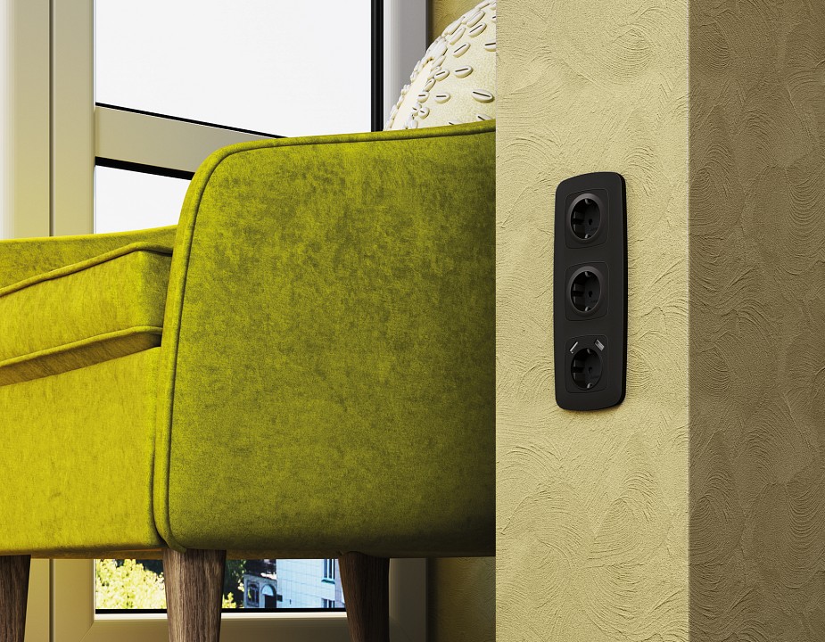 Рамка на 5 постов ambrella volt omega of140705