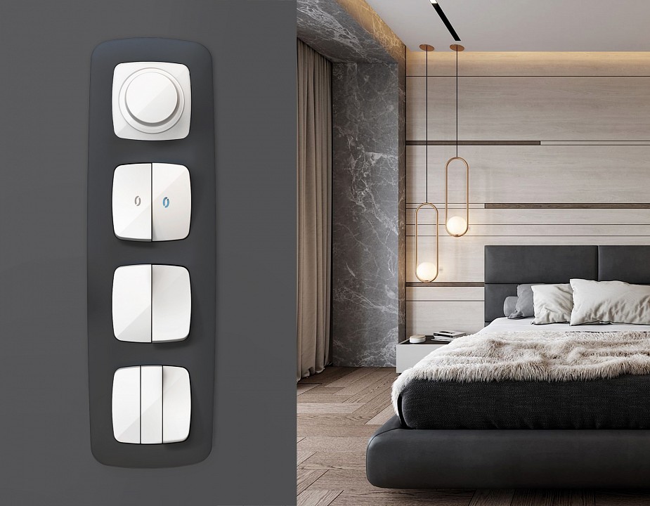 Накладка для диммера ambrella volt omega op1055