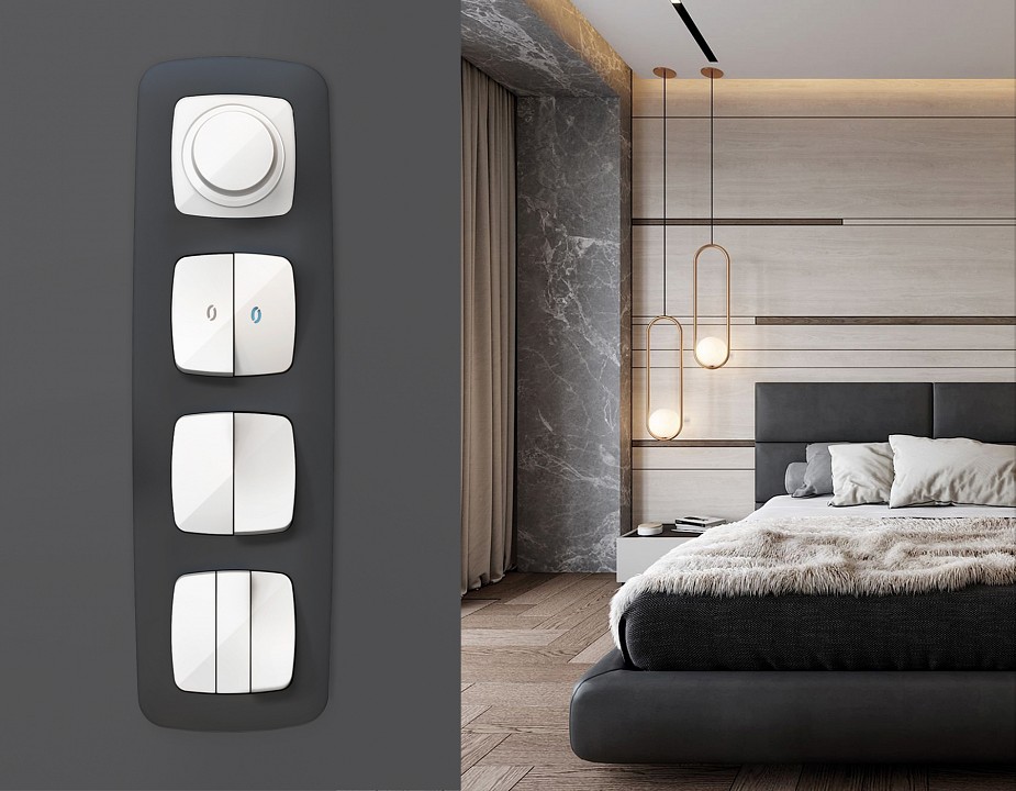 Накладка для диммера ambrella volt omega op1255