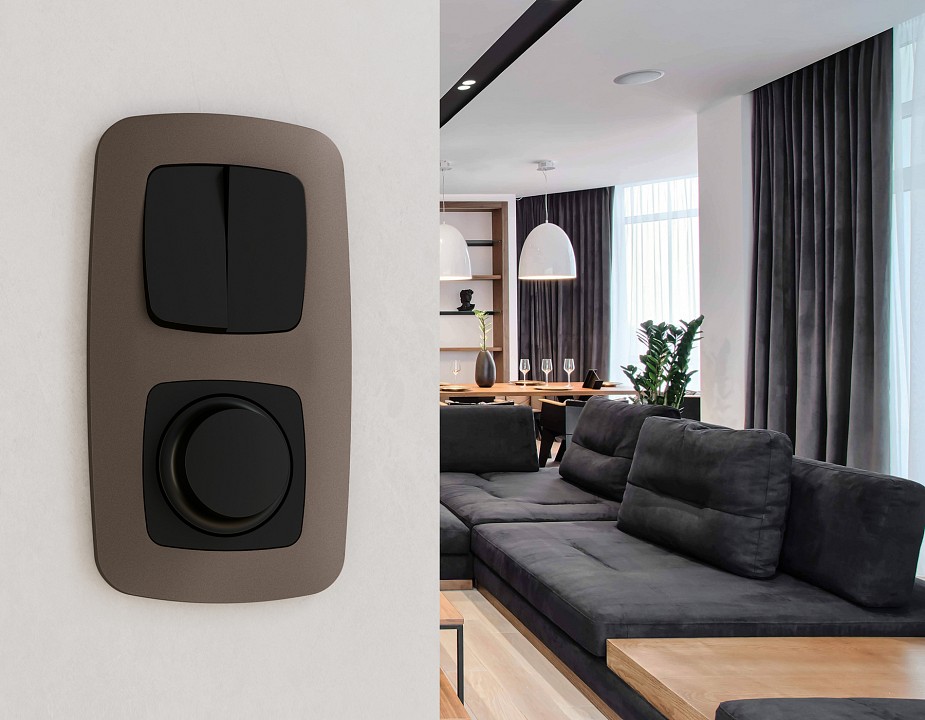 Накладка для диммера ambrella volt omega op8055