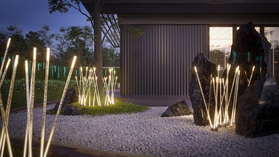 Наземный высокий светильник arlight champagne 034165