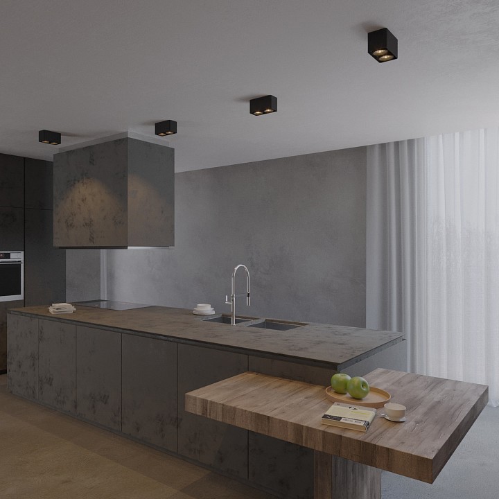 Накладной светильник arlight cubus 036056