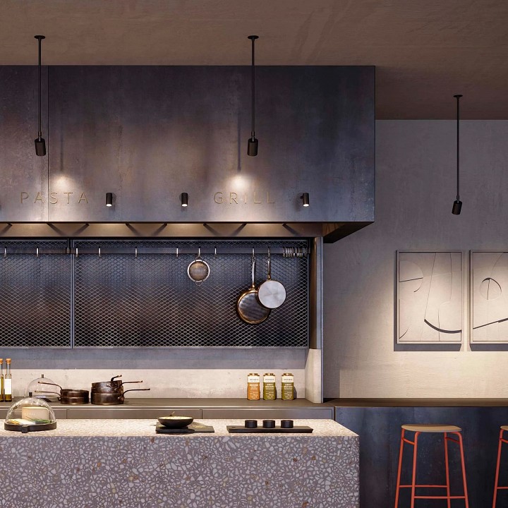 Встраиваемый светильник на штанге arlight periscope 045202