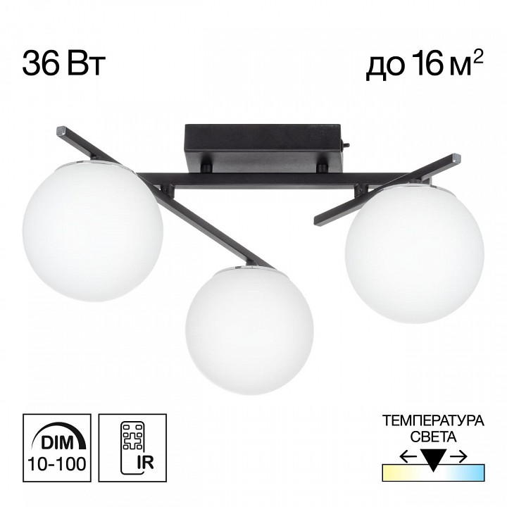Потолочная люстра citilux dorsy cl223132
