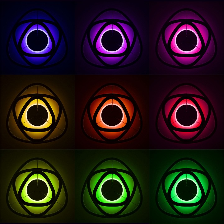 Подвесная люстра citilux неон смарт cl731a330e