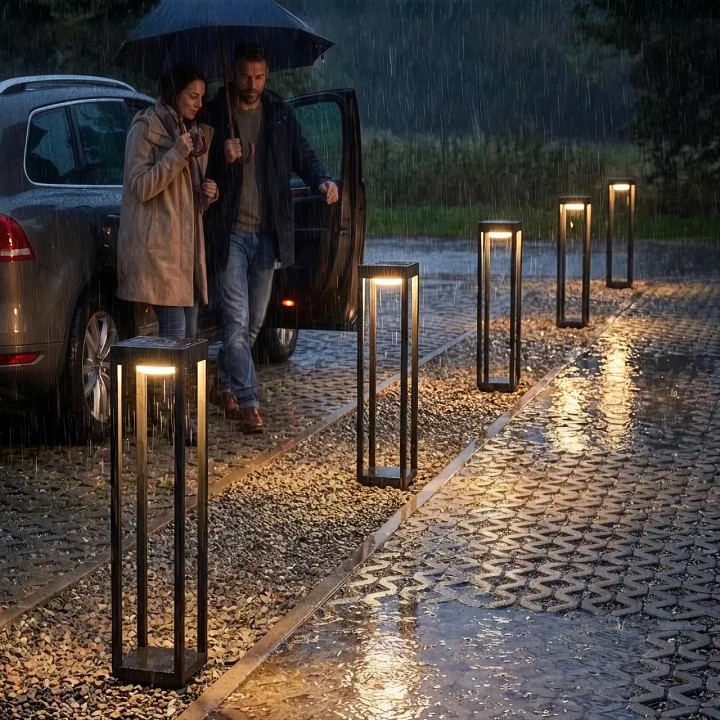 Наземный высокий светильник citilux genox clu13b