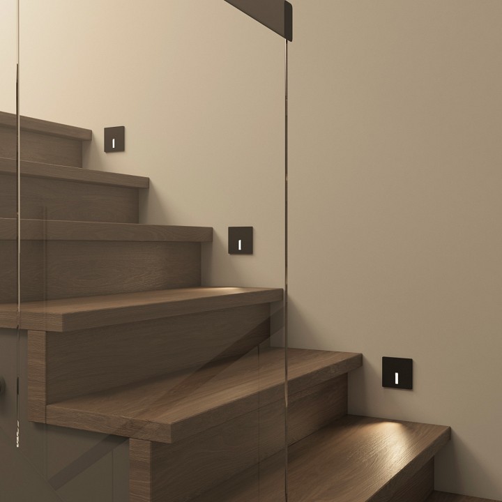 Встраиваемый светильник denkirs troms dk1030-bk