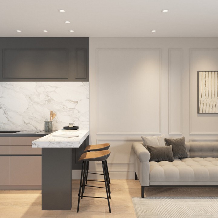Встраиваемый светильник denkirs cove dk2131-wh