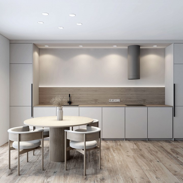 Встраиваемый светильник denkirs trim dk2450-wh