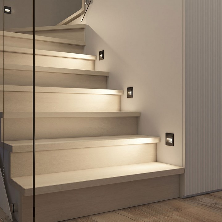 Встраиваемый светильник denkirs dk3050 dk3050-bk