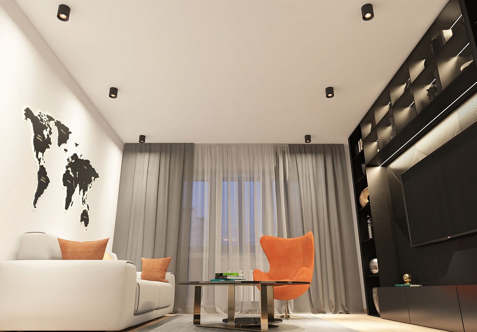 Накладной светильник denkirs dk3040 dk3090-bbr