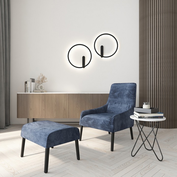 Накладной светильник denkirs round dk5035-bk