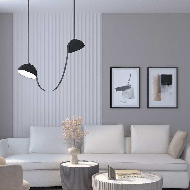 Накладной светильник denkirs belty flow dk5561-bk