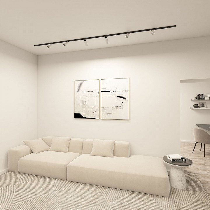 Светильник на штанге denkirs scope dk6060-bw+bk