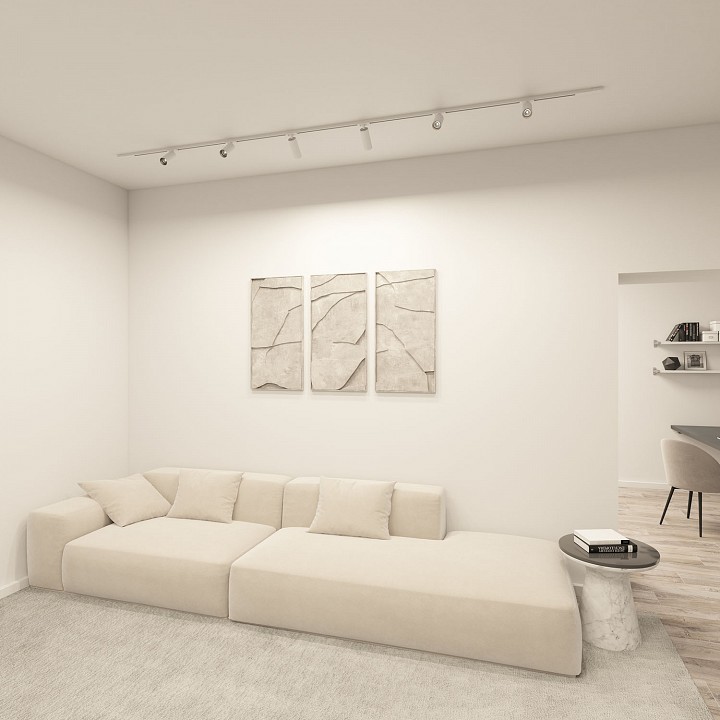 Светильник на штанге denkirs scope dk6060-bw+wh