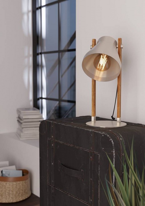 Настольная лампа декоративная eglo cawton 43953