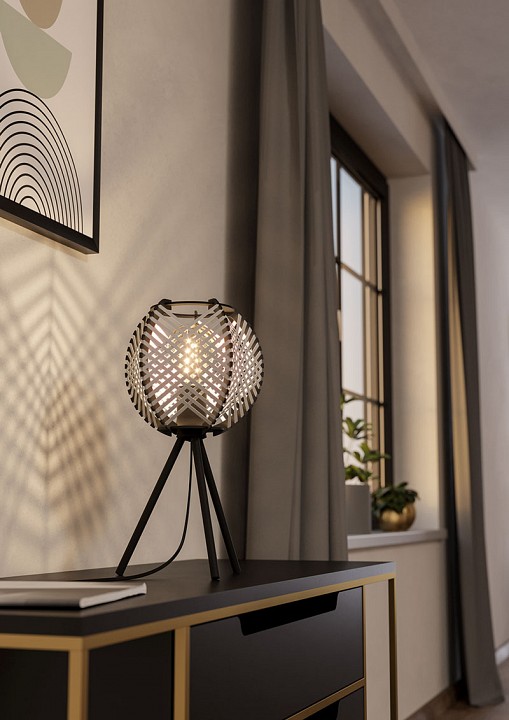 Настольная лампа декоративная eglo waverton 44008