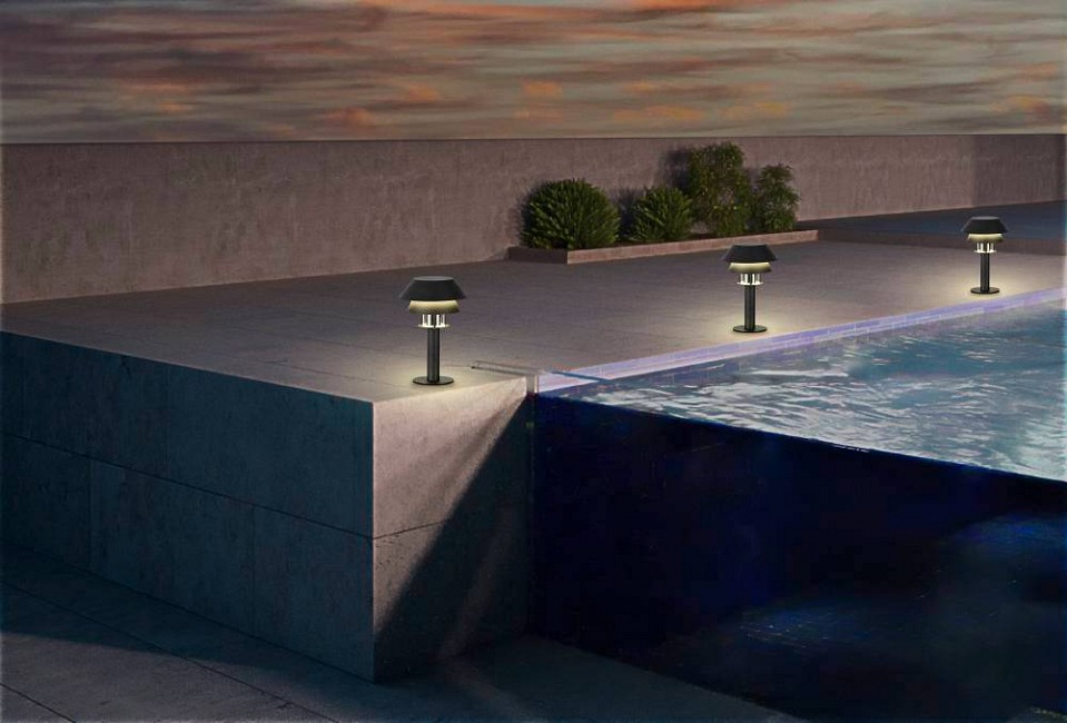 Наземный низкий светильник eglo chiappera 900802