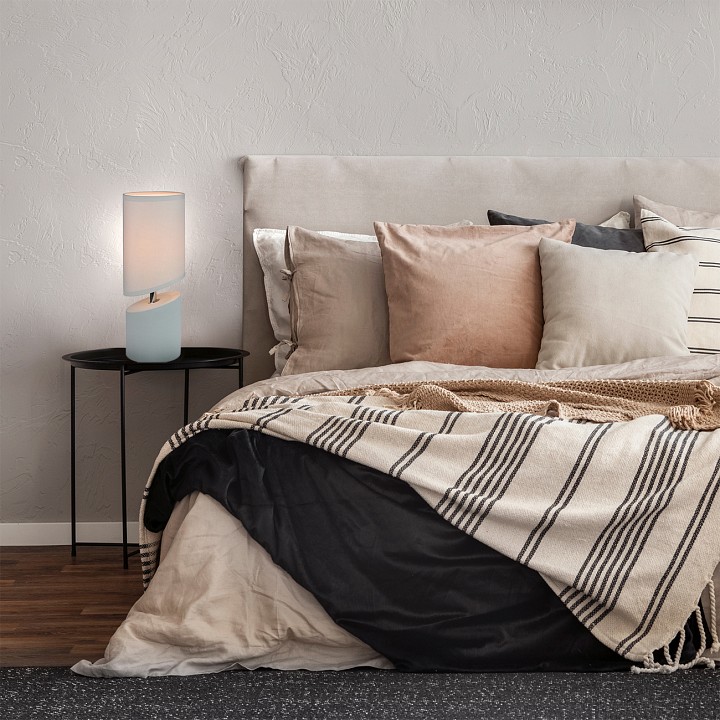 Настольная лампа декоративная escada 10158 10158/t grey