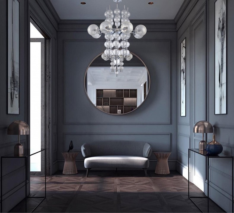 Люстра на штанге escada madeleine 10163/8pl