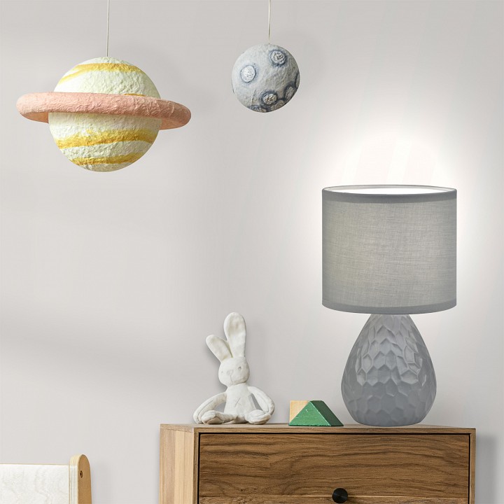 Настольная лампа декоративная escada  10168/l grey