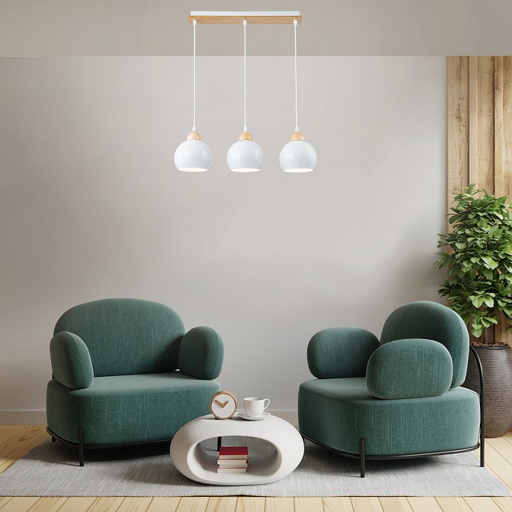 Подвесной светильник escada solo 10178/3s white