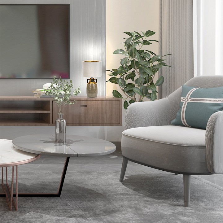 Настольная лампа декоративная escada athena 10201/l beige