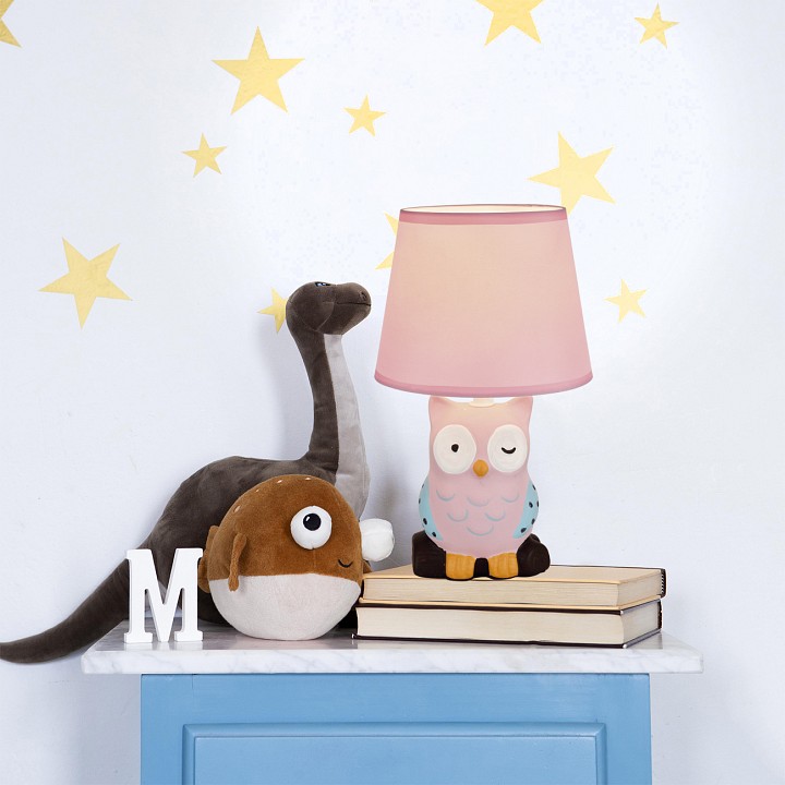 Настольная лампа декоративная escada kids 10209/l pink