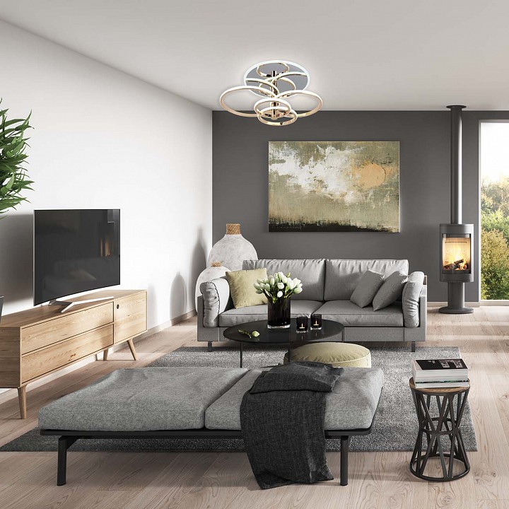 Люстра на штанге escada contour 10213/4led bl chrome