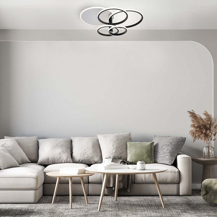 Люстра на штанге escada contour 10213/4led bl white