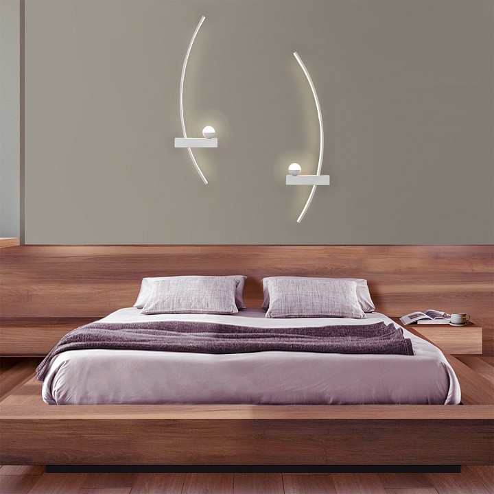 Бра escada 10220 10220/2led white r