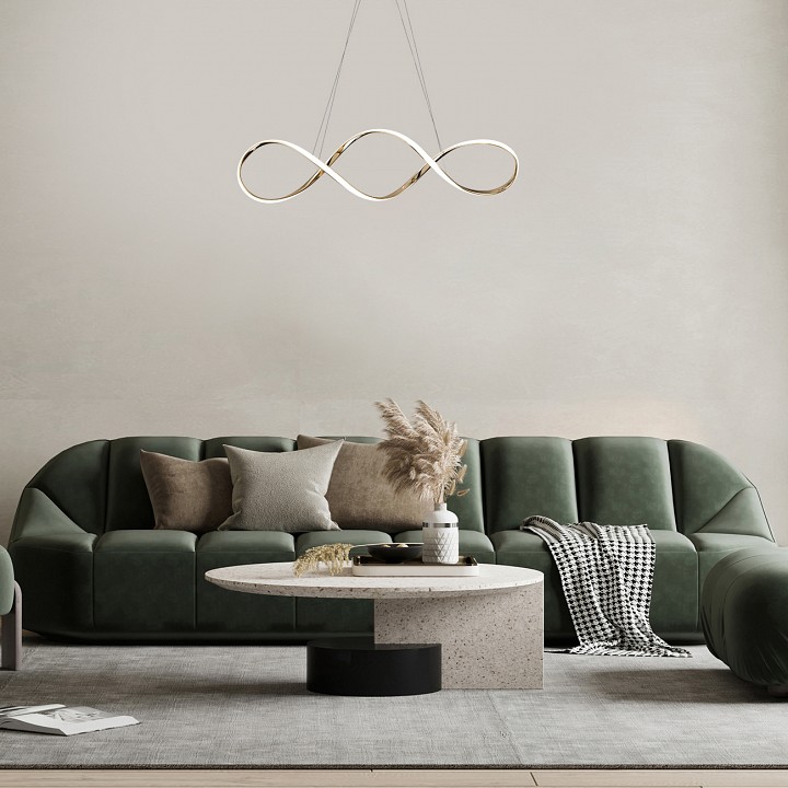 Подвесной светильник escada knot 10236/1led gold