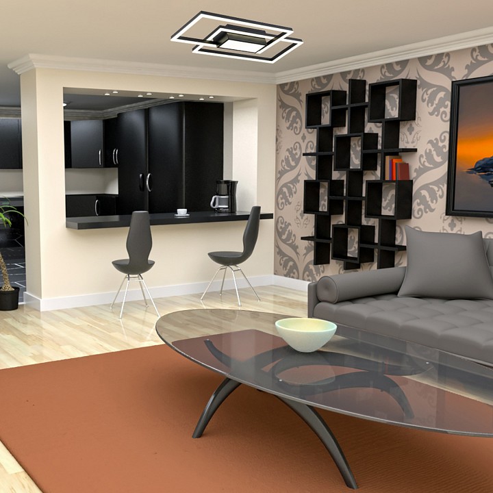 Потолочная люстра escada twins 10242/3led