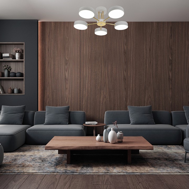 Люстра на штанге escada rune 10262/5led