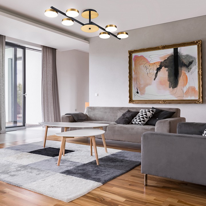 Люстра на штанге escada alcor 10266/6led