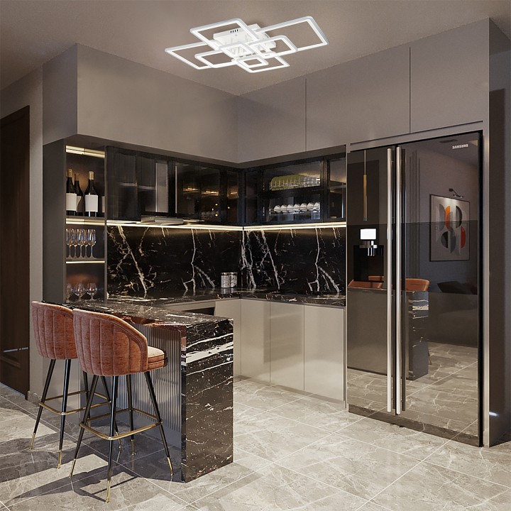 Потолочная люстра escada plain 10286/8led