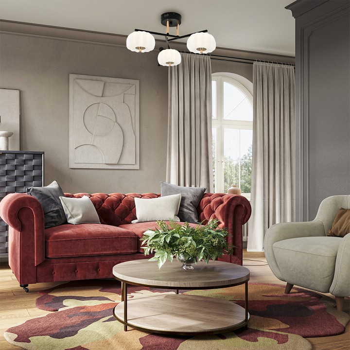 Люстра на штанге escada halma 10301/3led