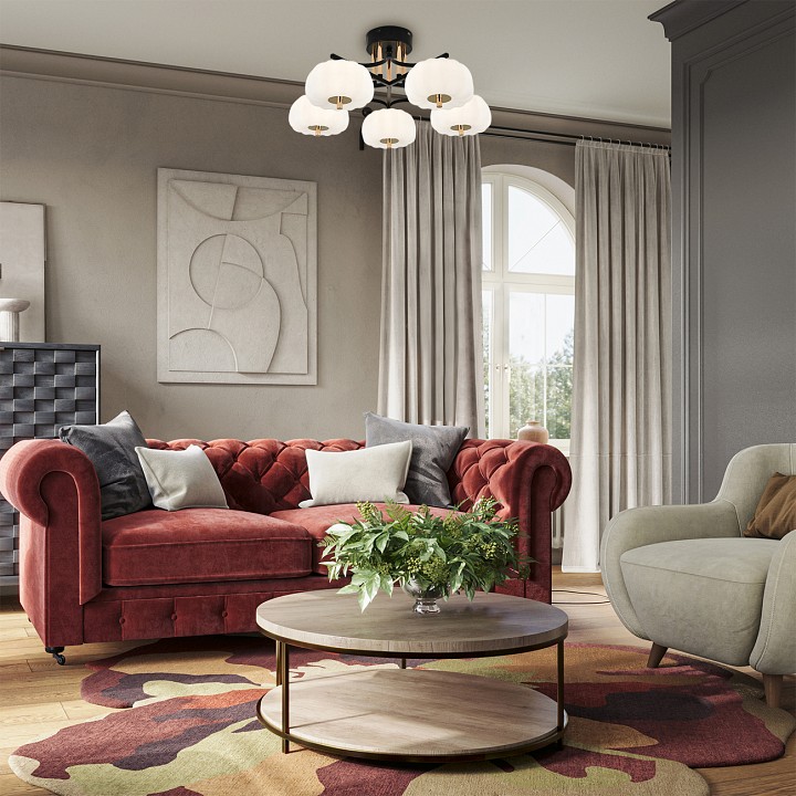 Люстра на штанге escada halma 10301/5led